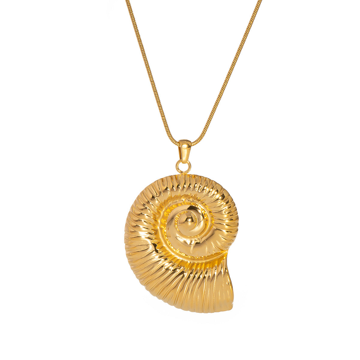 CONCHA SHELL PENDANT NECKLACE