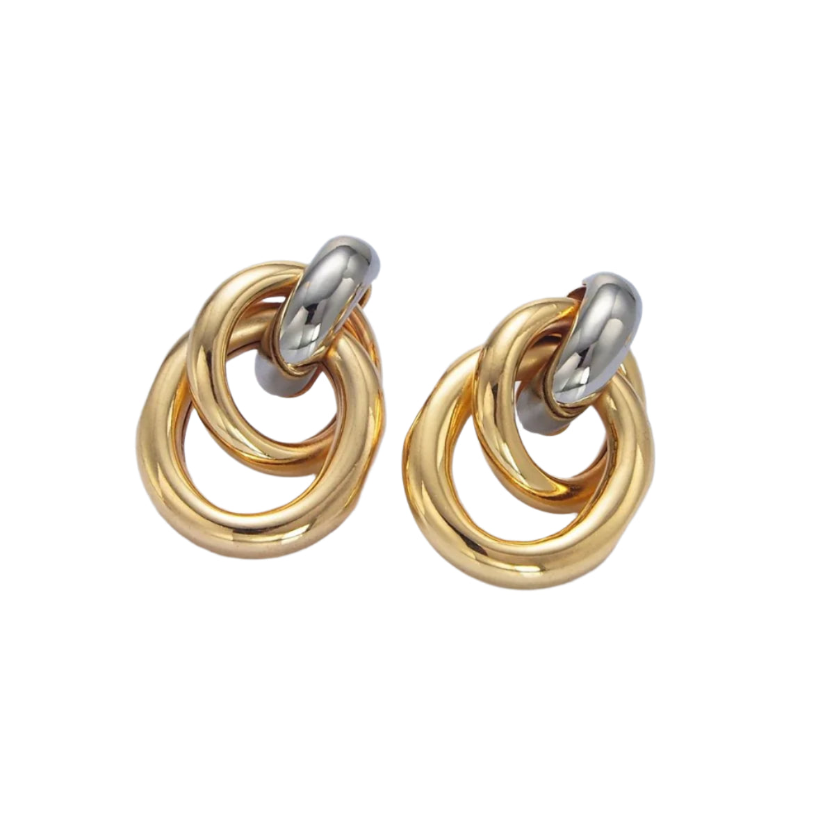 THE REMI EARRINGS (mixed metal)