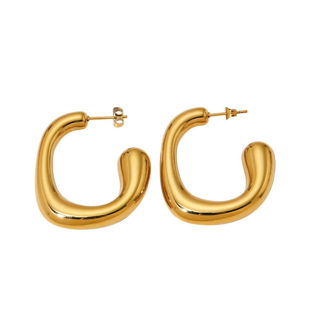 AVERY HOOP EARRINGS (gold)