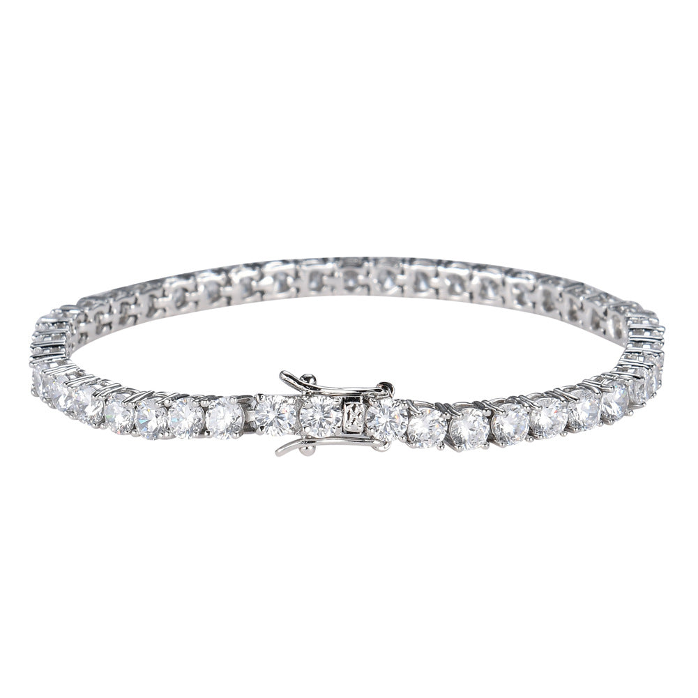 SLOAN DIAMOND TENNIS BRACELET (gold or silver)