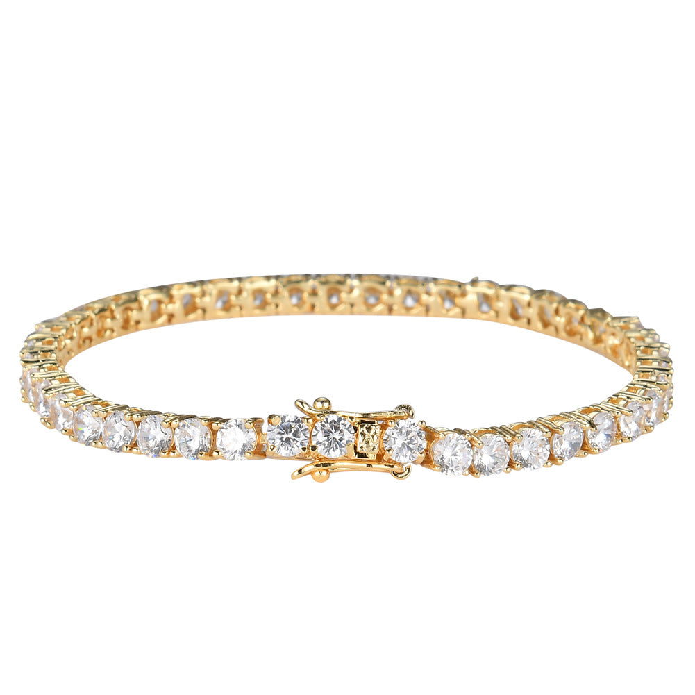 SLOAN DIAMOND TENNIS BRACELET (gold or silver)