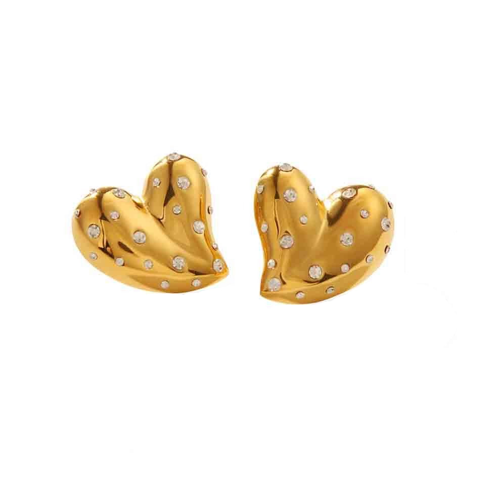RHYS HEART EARRINGS