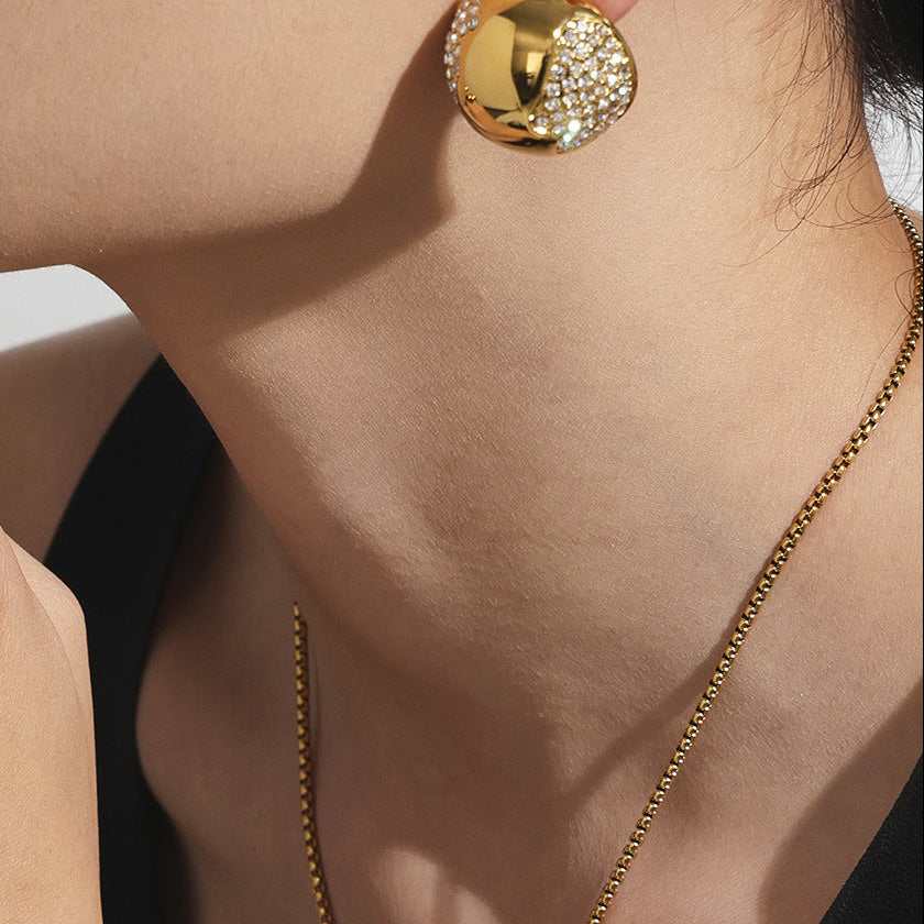 KAIA PAVED BALL EARRINGS