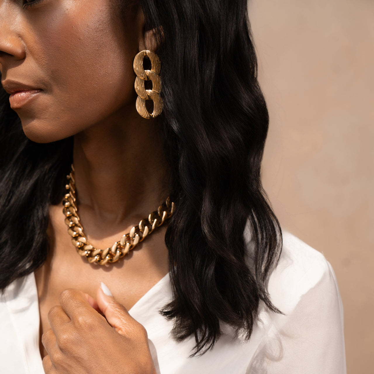 CELINE CUBAN LINK CHAIN