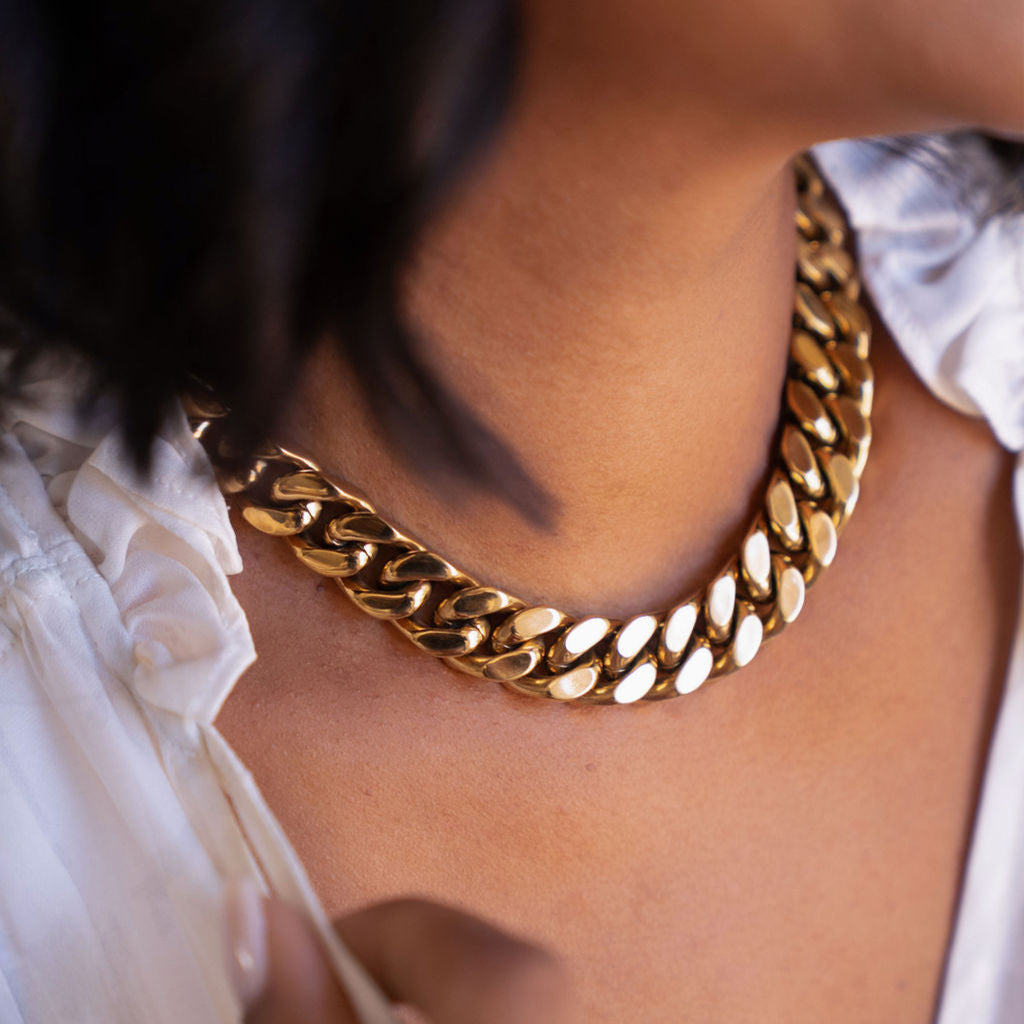 CELINE CUBAN LINK CHAIN