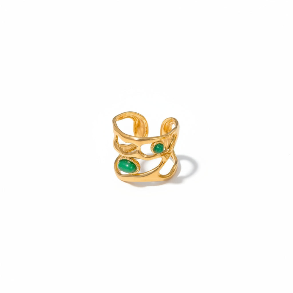 MELINA MALACHITE RING