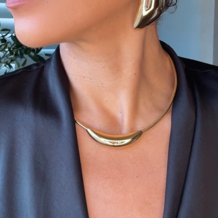 OLIVIA SNAKE LINK BAR CHAIN