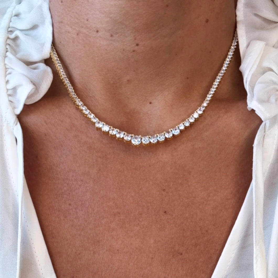 MONROE TENNIS NECKLACE