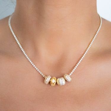 THE CHARMED TENNIS NECKLACE