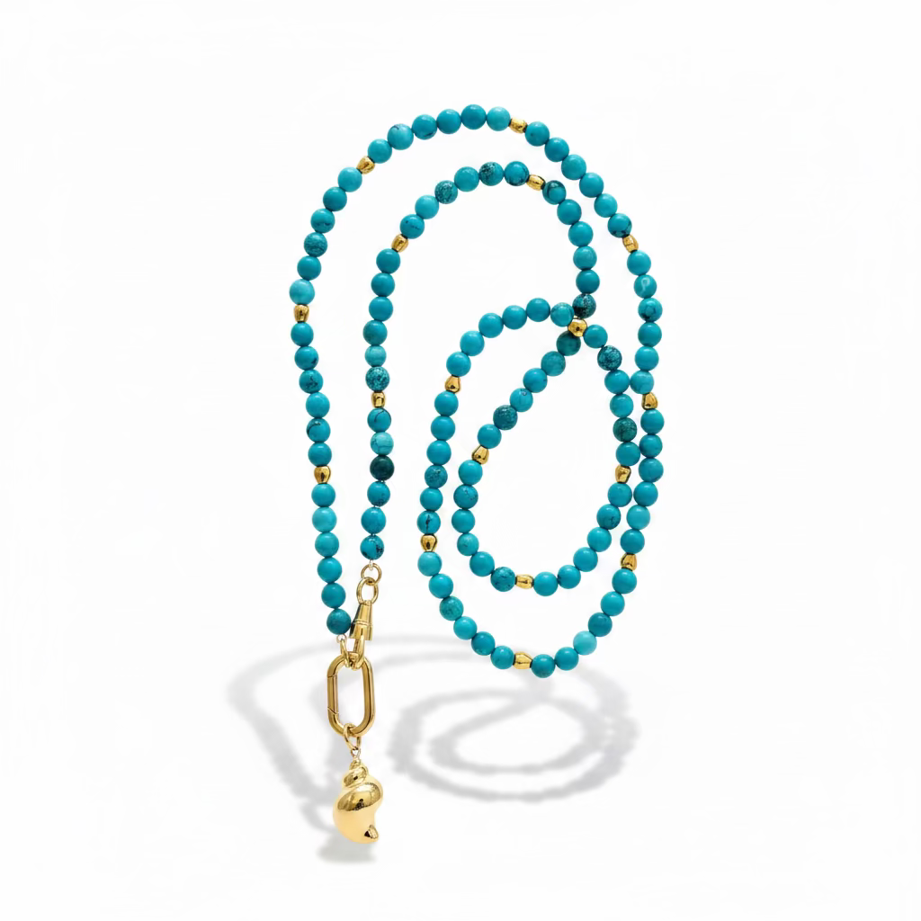SURI TURQUOISE LONG NECKLACE