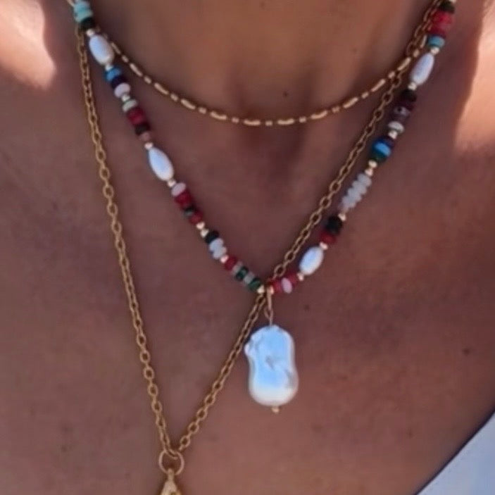 EMERY GEMSTONE NECKLACE