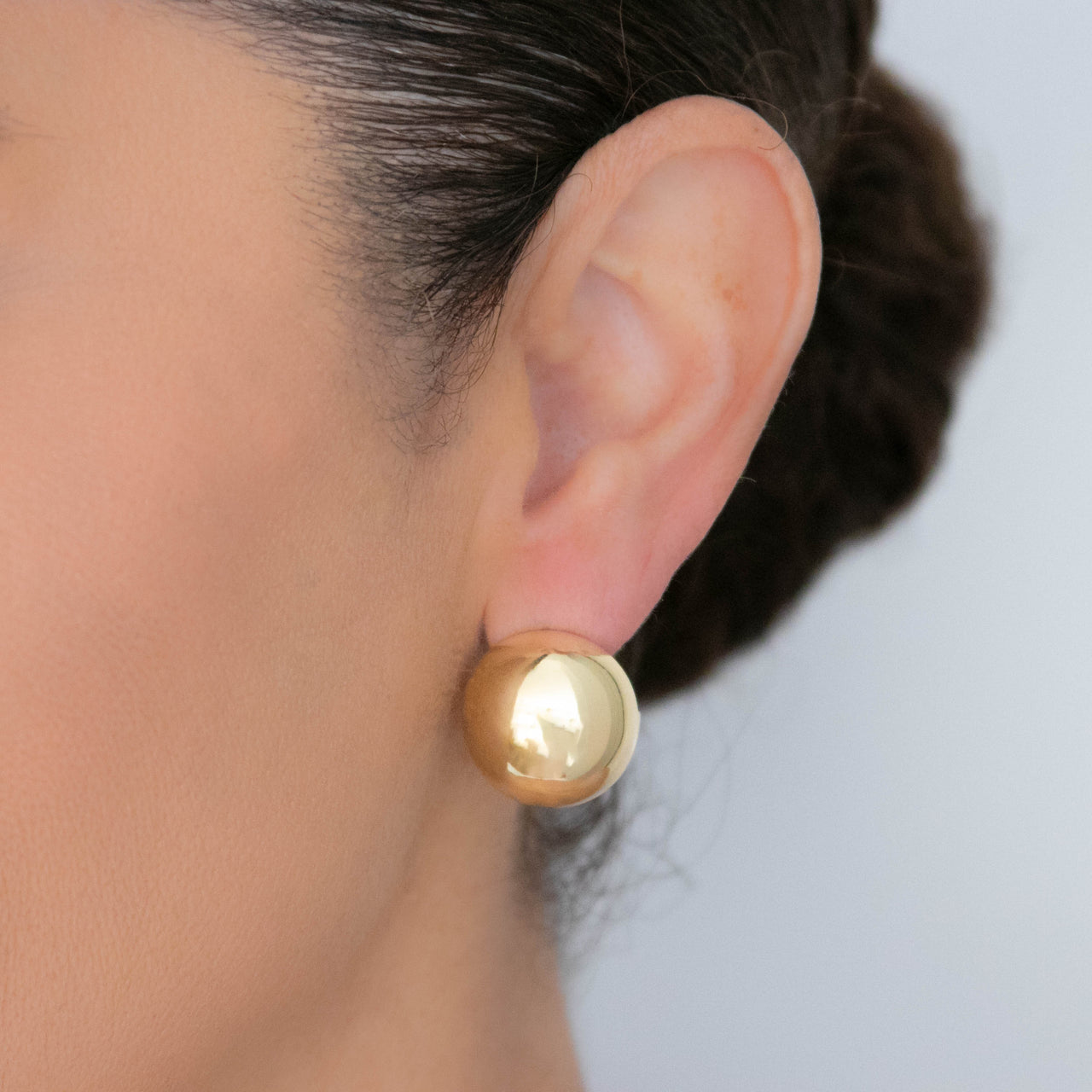 THE EDAN BALL EARRINGS (gold)