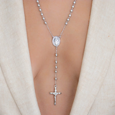 THE MADONNA ROSARY CHAIN (silver)