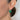 THE MALACHITE HUGGIE EARRINGS