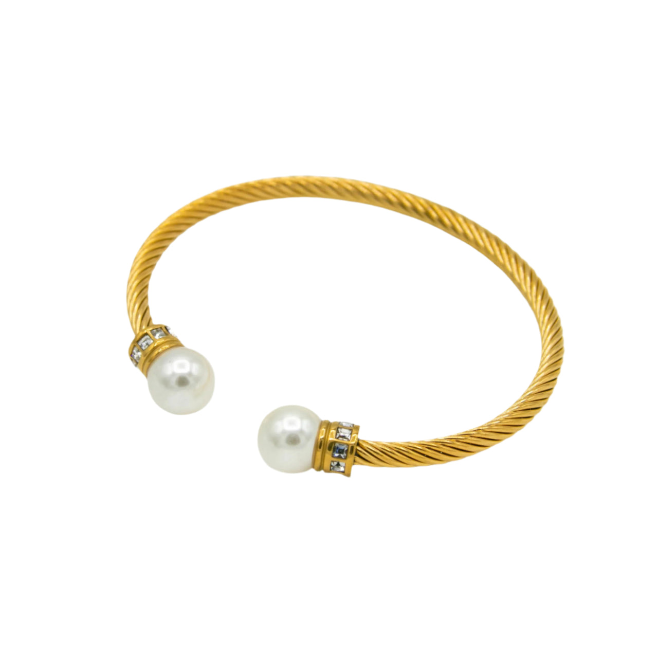 MARGOT PEARL FLEX CUFF BRACELET