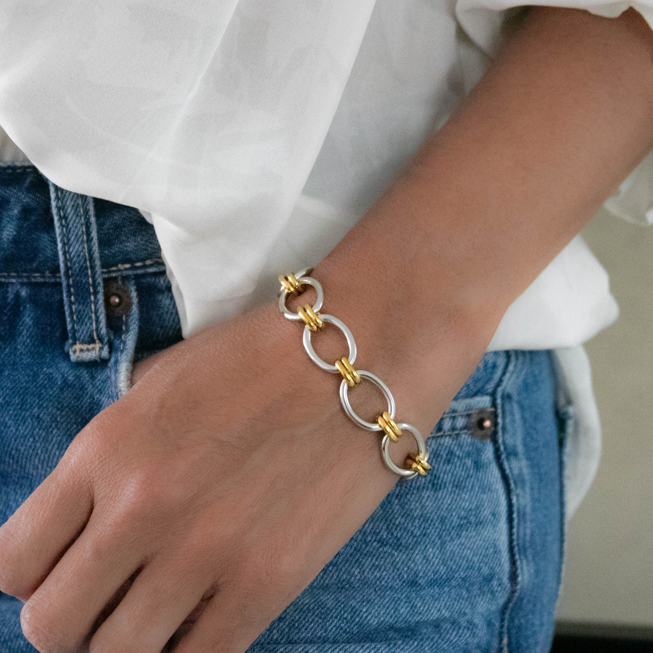 NAYA MIXED METAL BRACELET