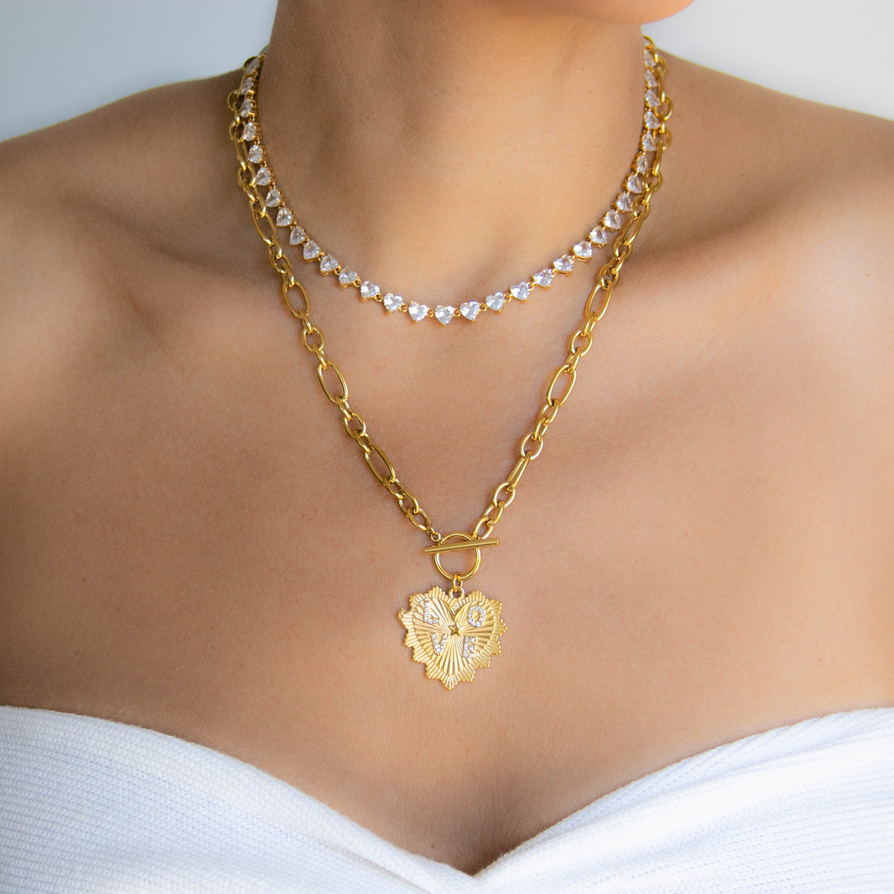 LOVED LOCKED NECKLACE