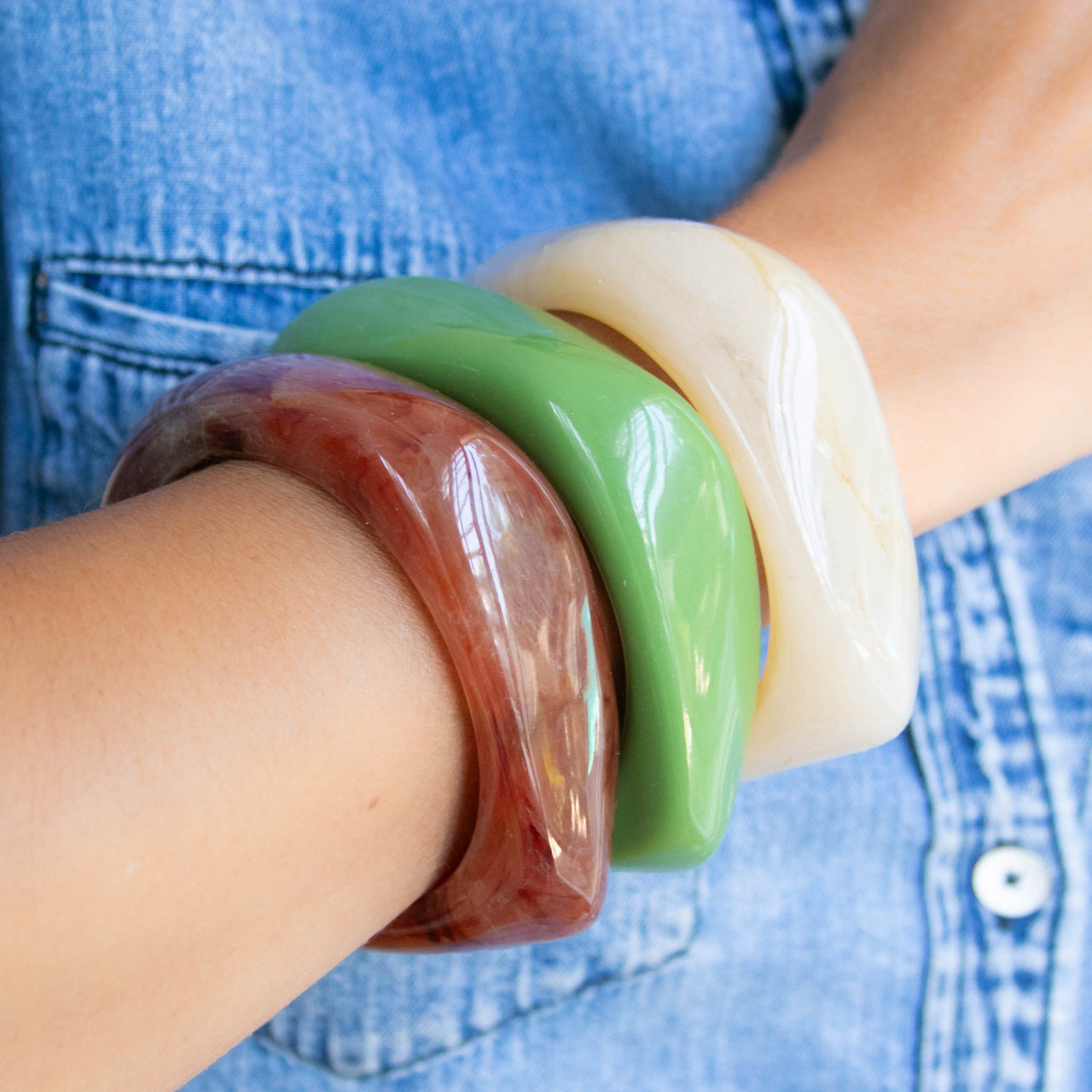 TEAGAN ACRYLIC BRACELET