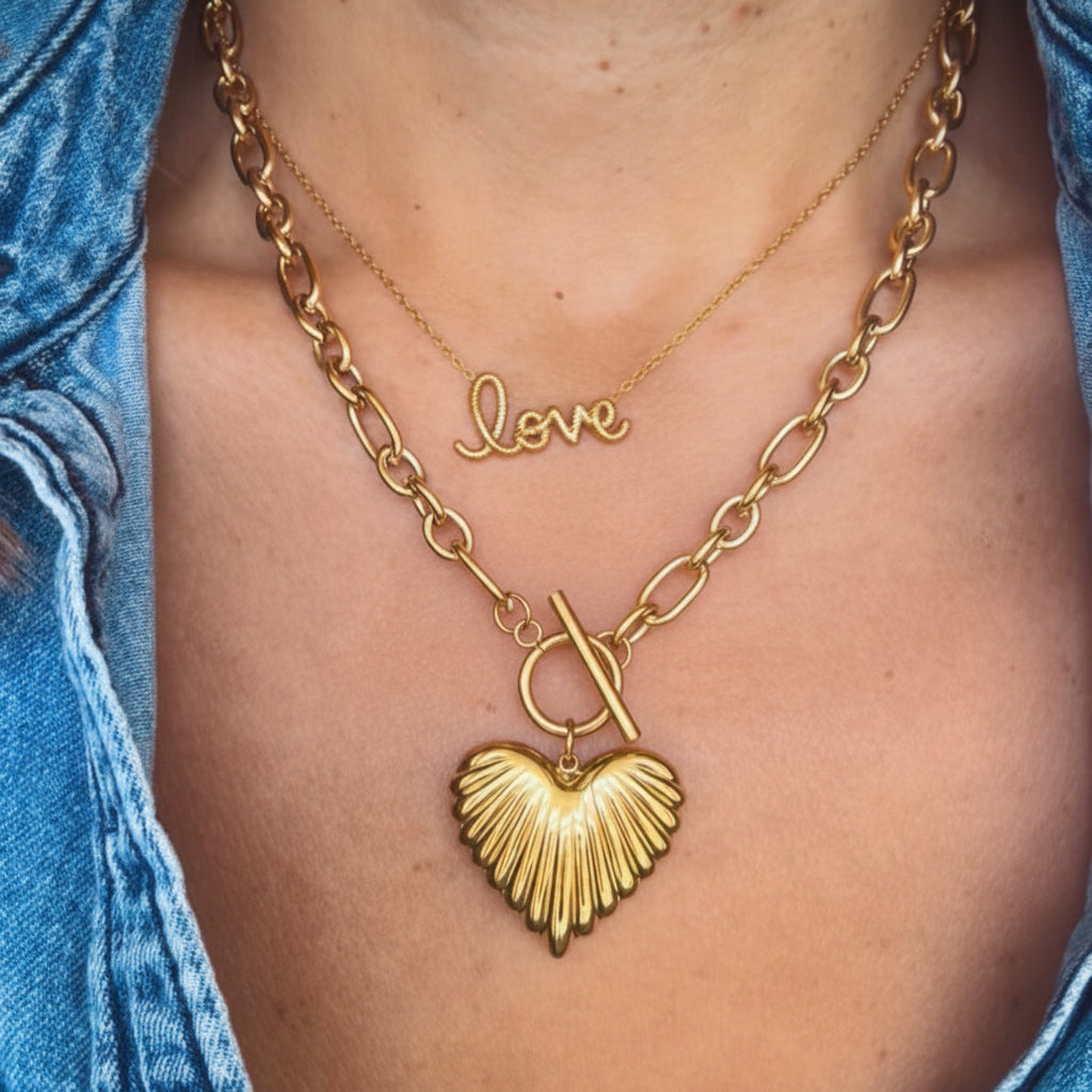 HEART OF GOLD NECKLACE
