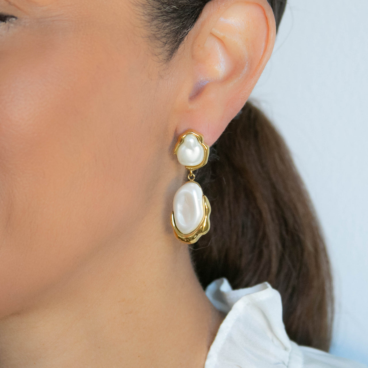 ALINA PEARL DROP EARRINGS