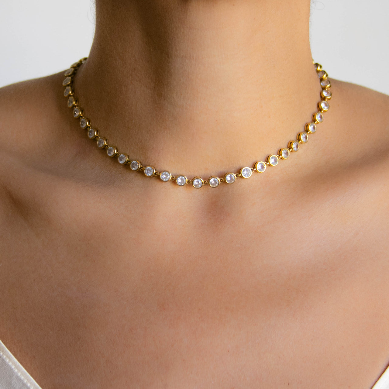 MIRANDA LOVES TENNIS NECKLACE