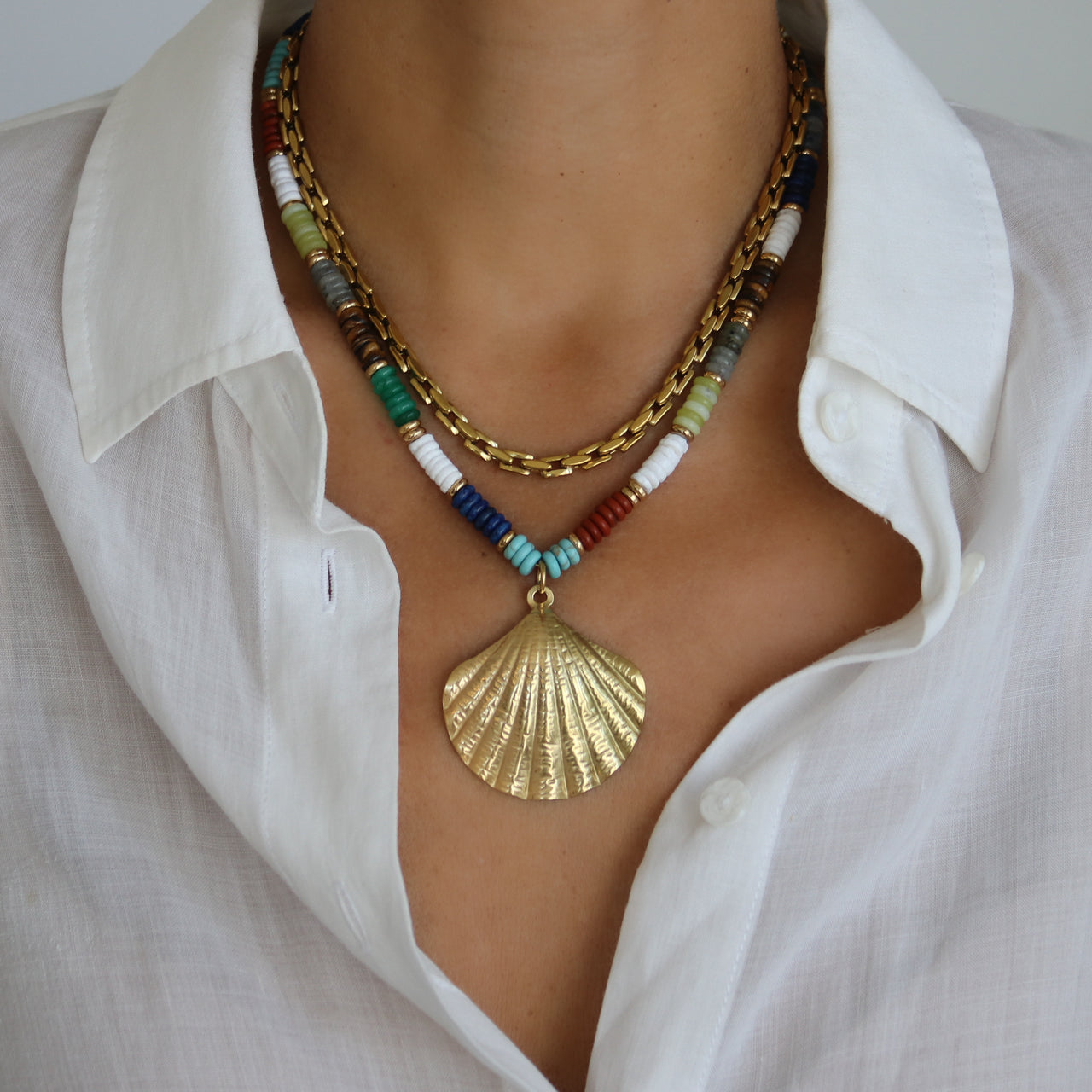 ULLA GEMSTONE NECKLACE