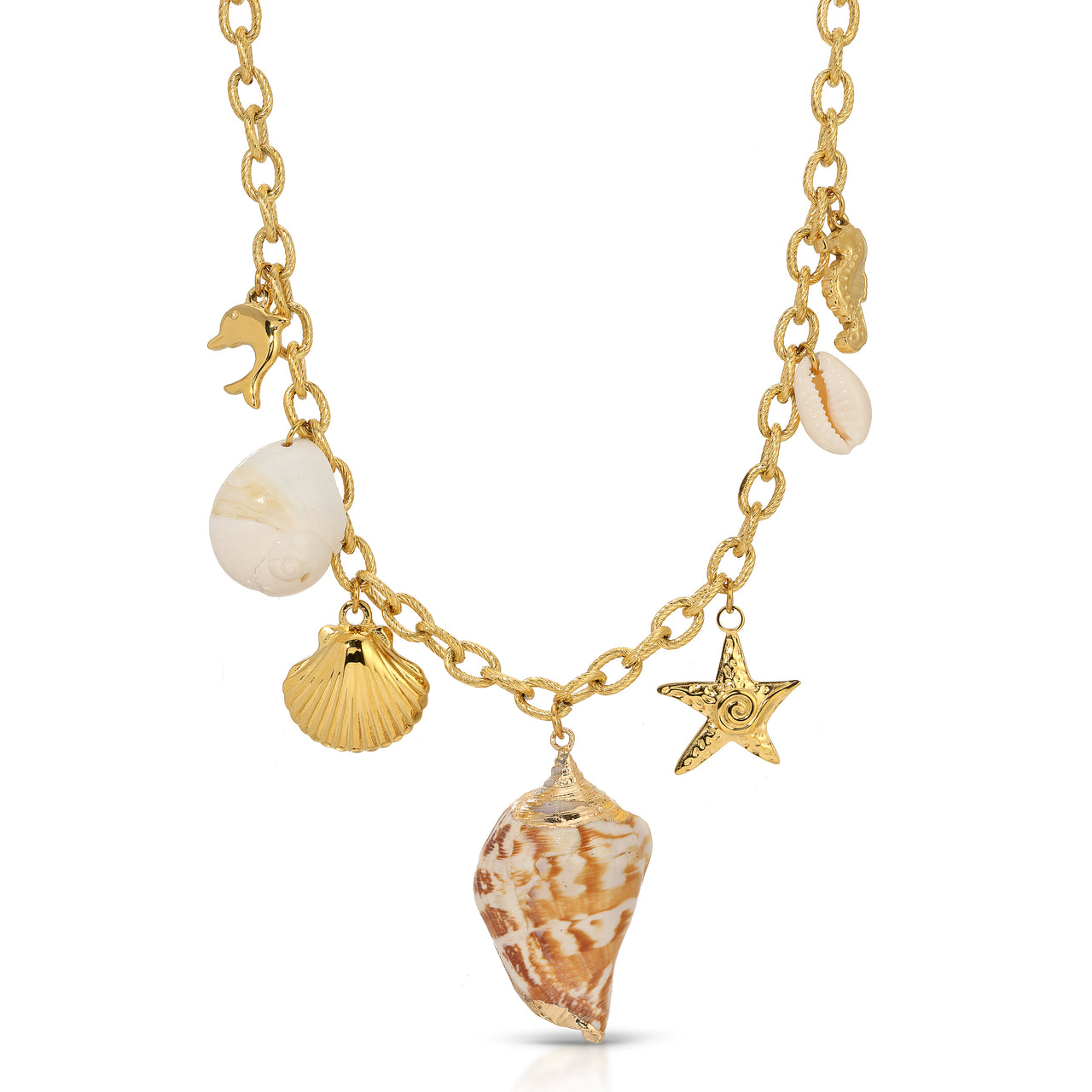 KAIA SHELL CHARM NECKLACE