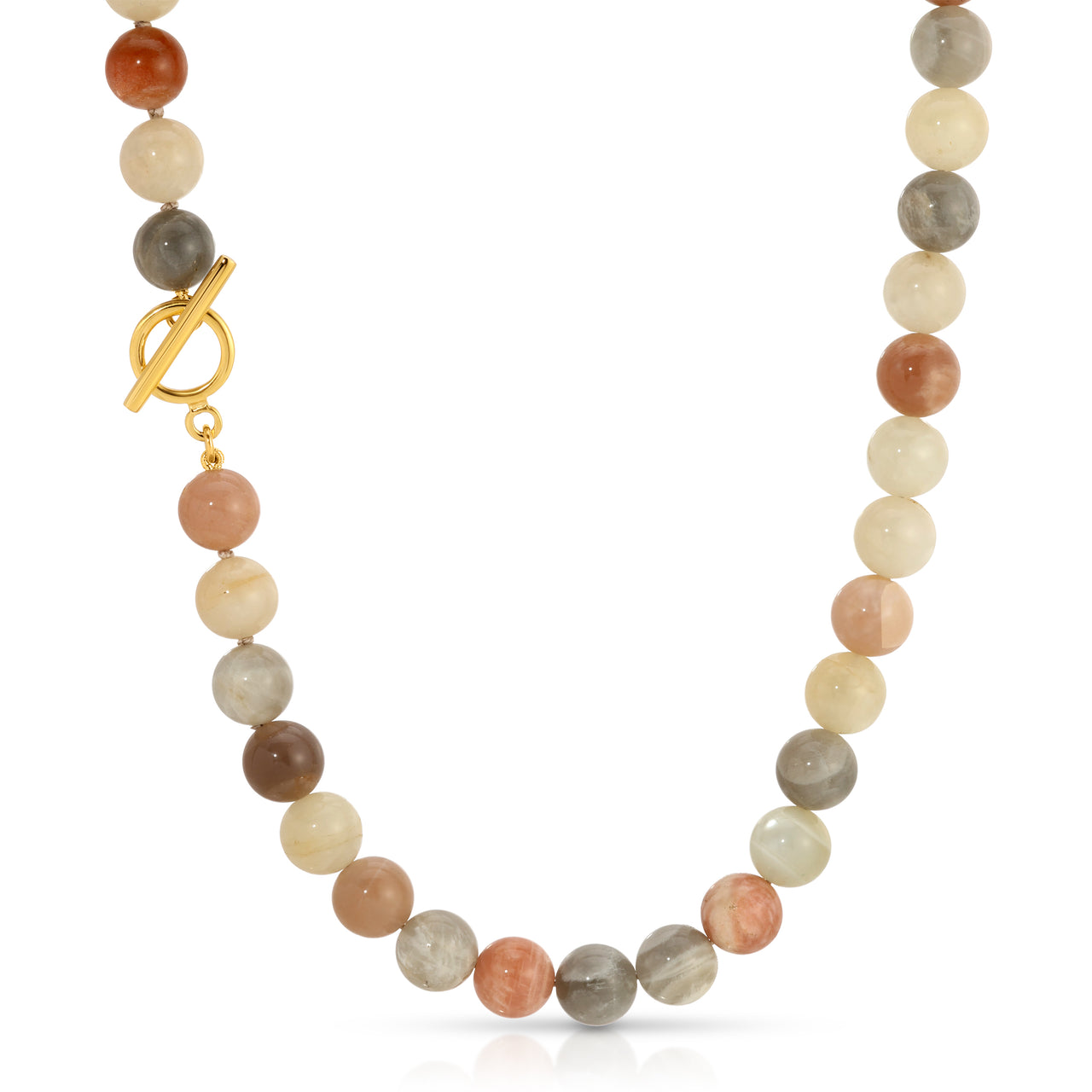 DAL MOONSTONE BEADED NECKLACE