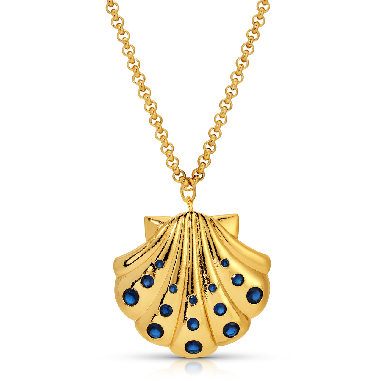 SHELLINA SCALLOP PENDANT NECKLACE