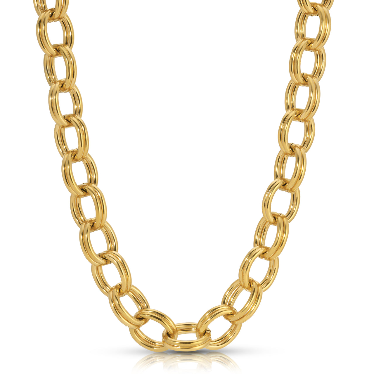 WRENLEY DOUBLE LINK NECKLACE