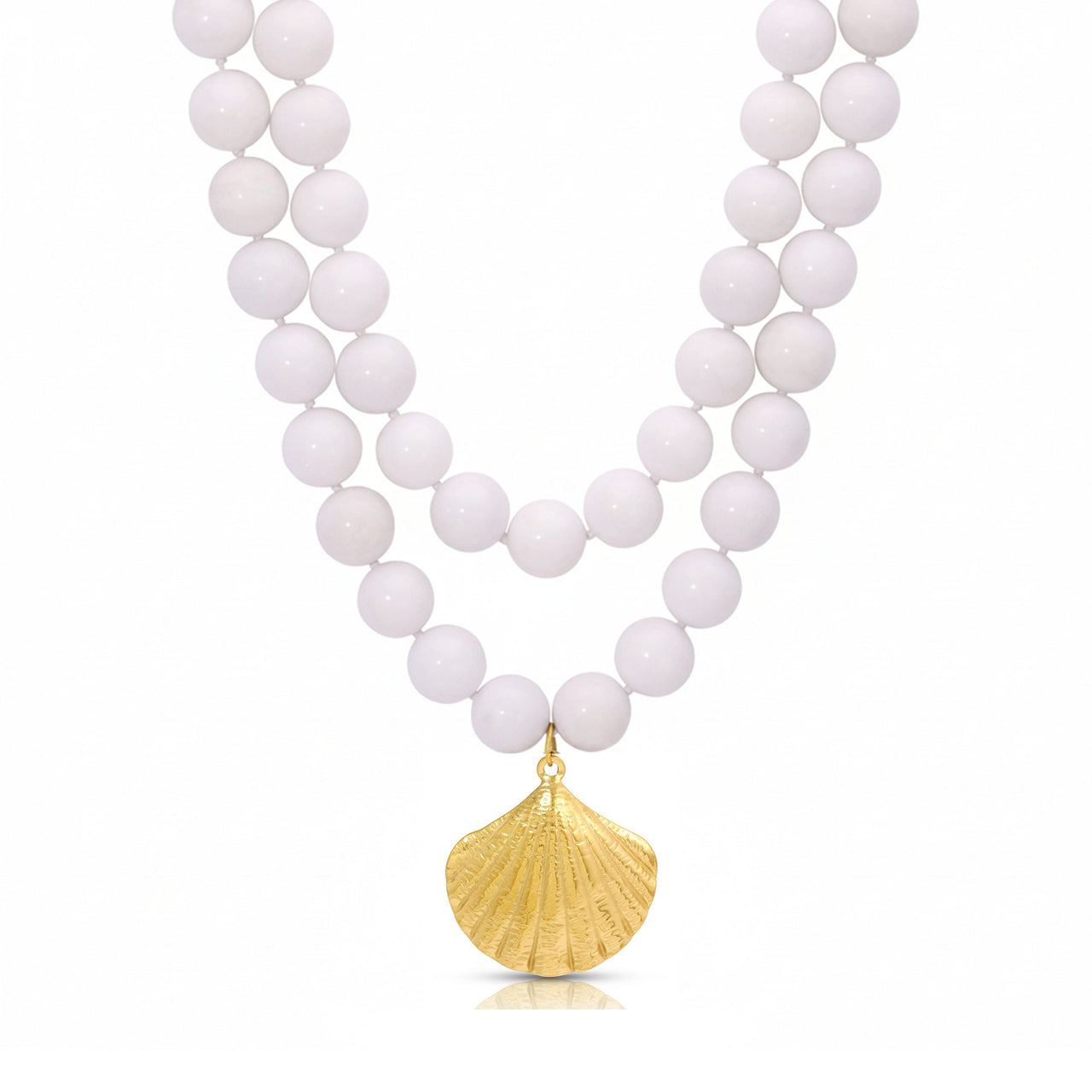 FIONA WHITE JADE NECKLACE SET