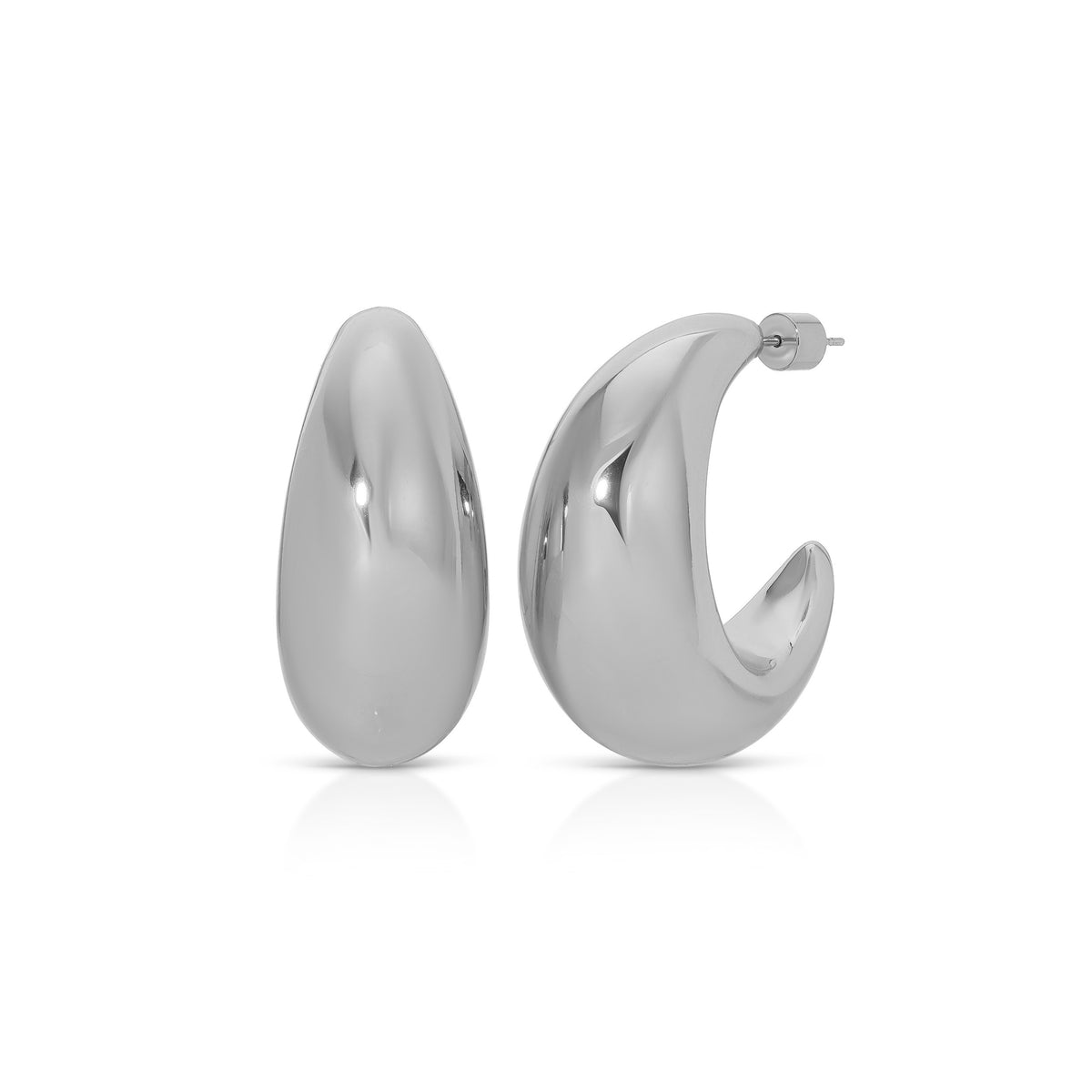KYMANE CHUNKY HOOP EARRINGS