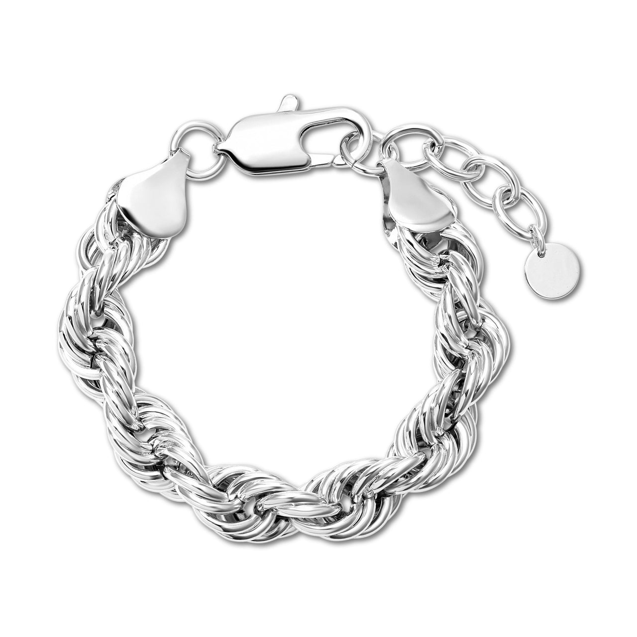THE AMINA ROPE BRACELET (silver)