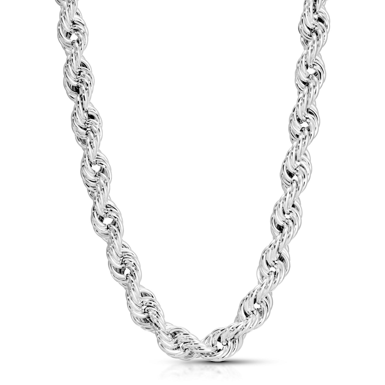 AMINA ROPE NECKLACE (SILVER)