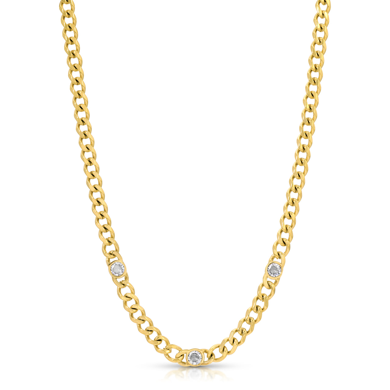 CIARA CRYSTAL CUBAN LINK CHAIN