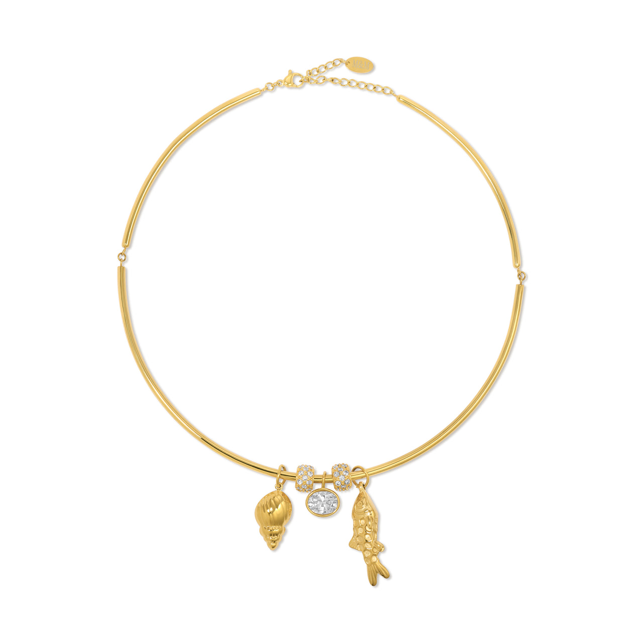 ZOE CHARM COLLAR NECKLACE