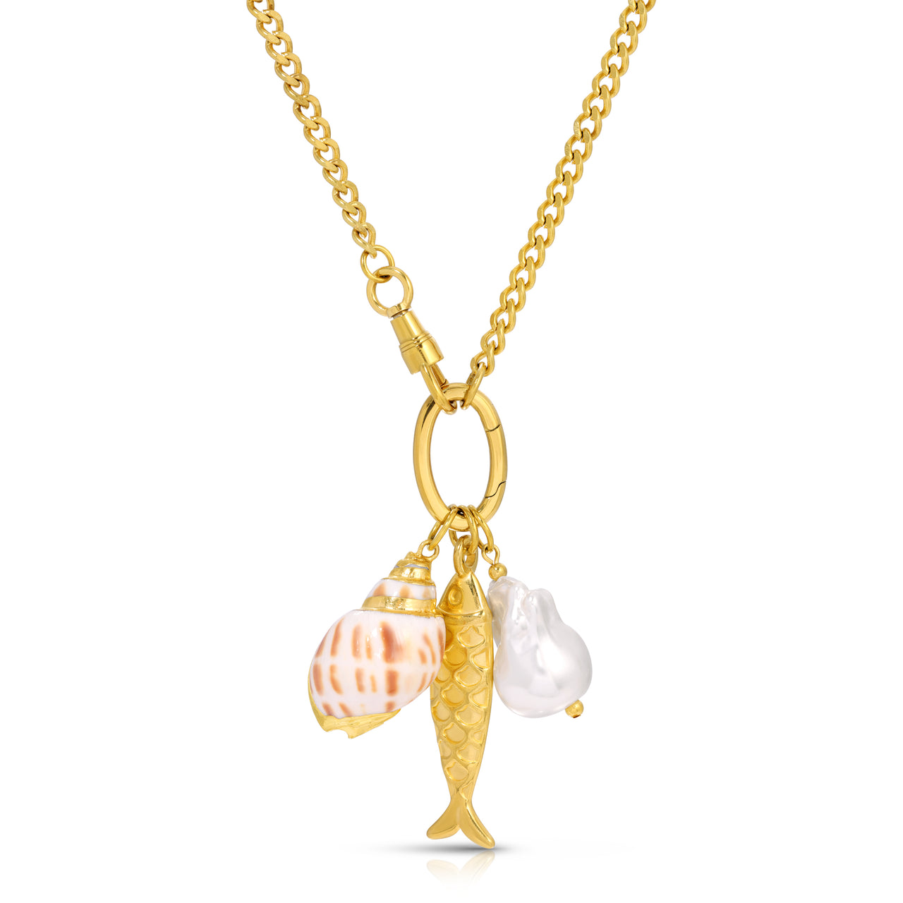 KAIA LONG CHARM NECKLACE