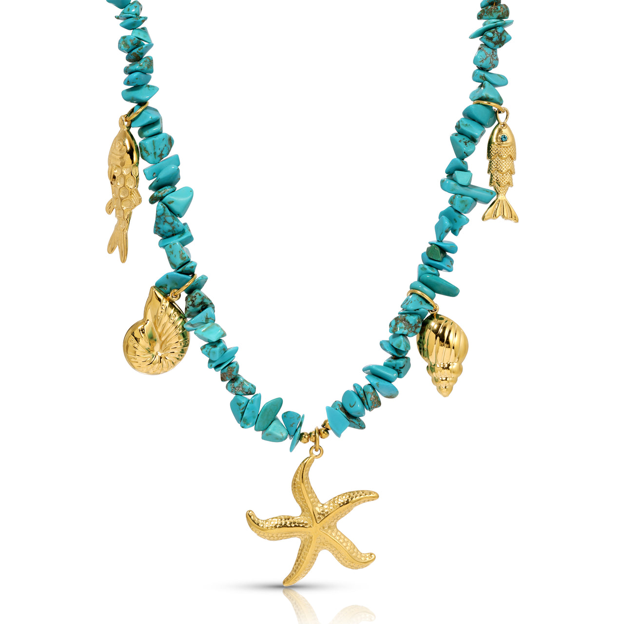 ISLA TURQUOISE CHARM NECKLACE