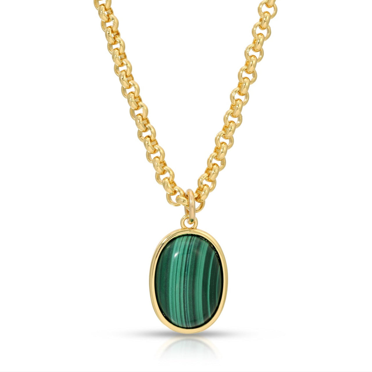 INDIA MALACHITE NECKLACE