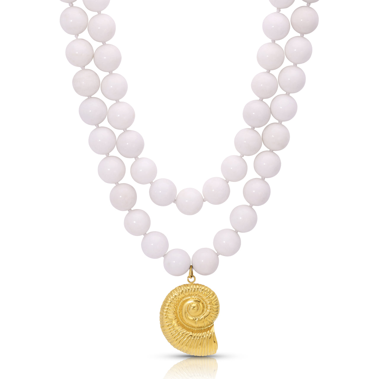 FIONA WHITE JADE NECKLACE SET