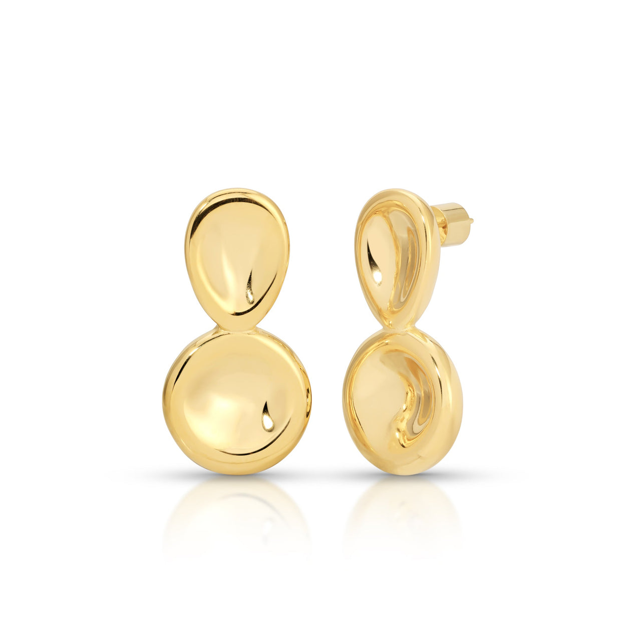 BRENNEN DOT EARRINGS (silver)