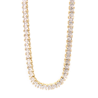 THE CARRIE DIAMOND NECKLACE (Gold or Silver)