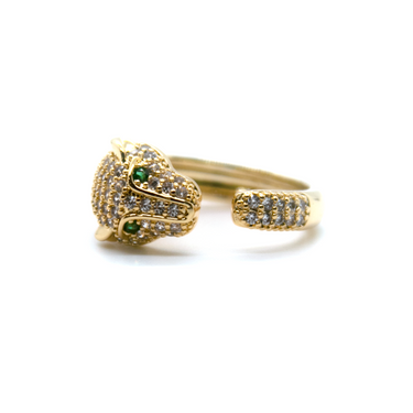 THE LEOPARD COCKTAIL RING
